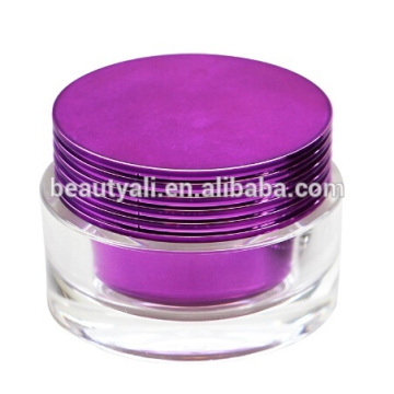 Luxurious acrylic jars cosmetics jar